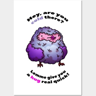 Chubby bird Posters and Art